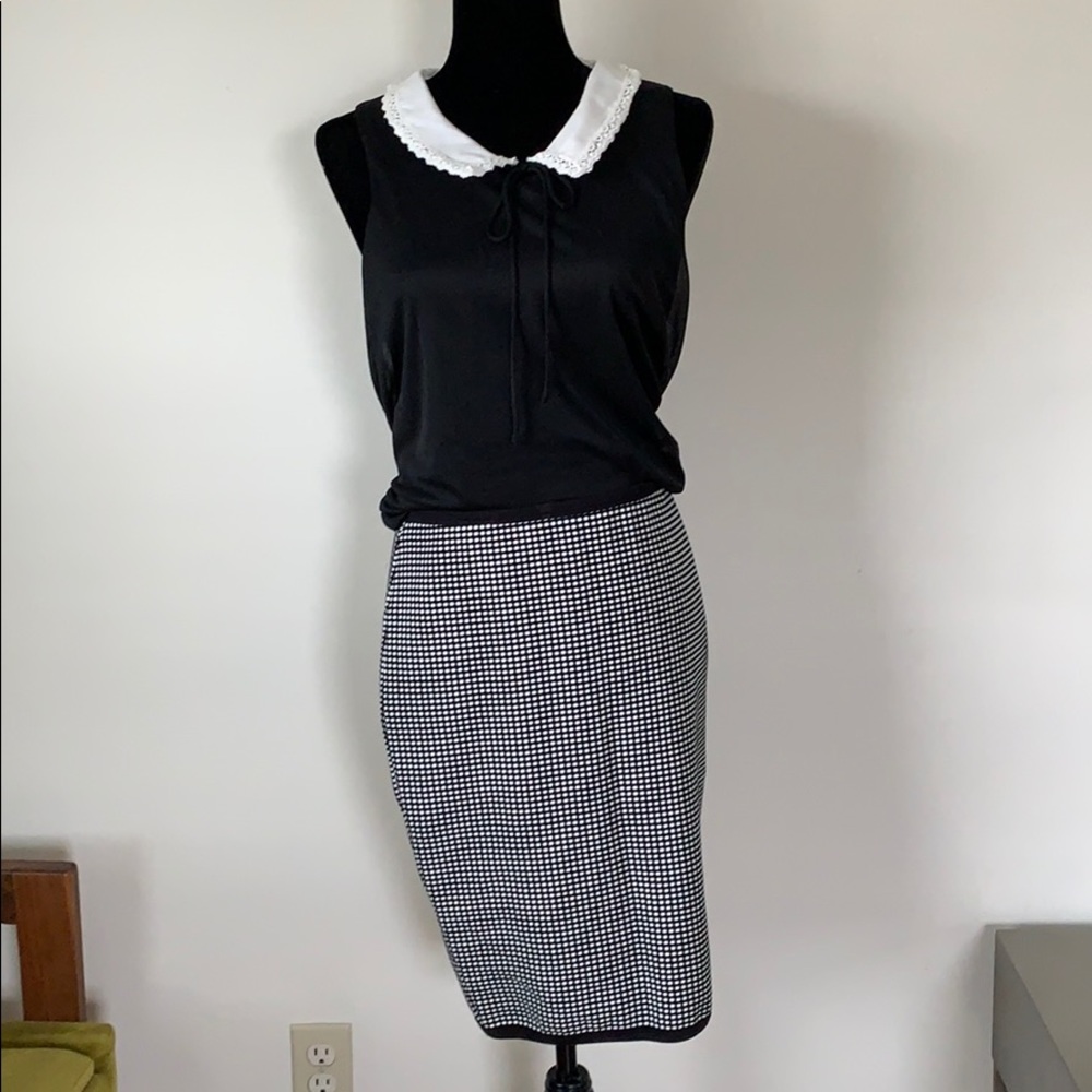 Baily 44 polka dot pencil skirt